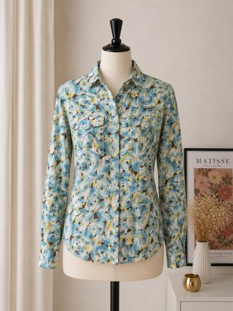 Ralph Lauren Bluse gemustert, Gr. M