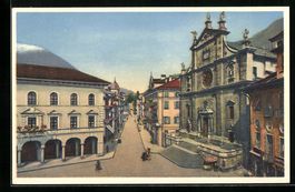Bellinzona, Collegiata e Via alla Stazio
