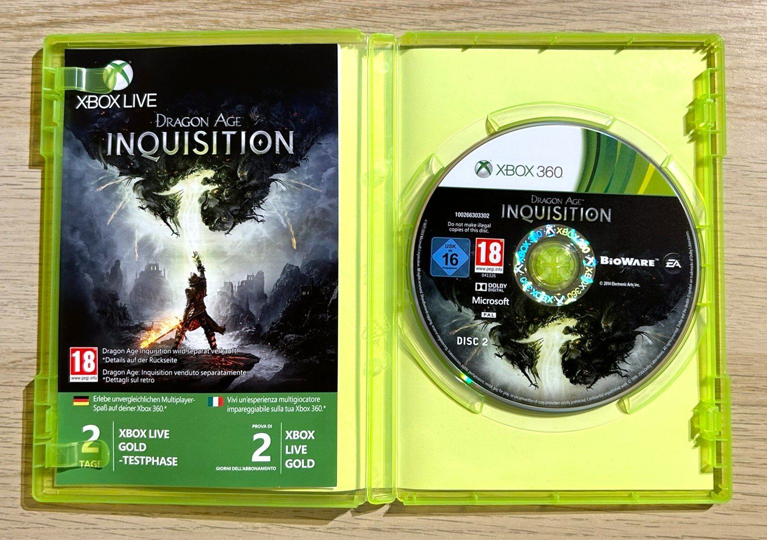 Microsoft Giochi: Dragon Age Inquisition Xbox 360 – Usato da St. Gallen venduto da Alpine.Arcade 2