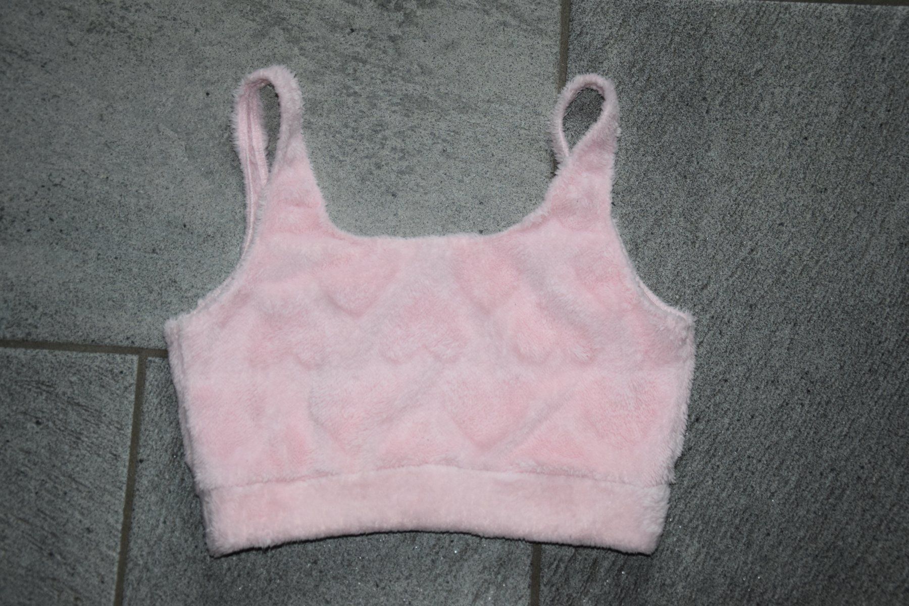 Shein Top: Damen Plüsch Top gr. S mit Herzen – Usato da Mezzovico venduto da finsteraar 1
