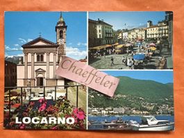 1985 Locarno Lago Maggiore, Piazza Grande, See
