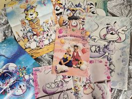 5x Diddl Poster und Diddl Kostüm Schnittbogen