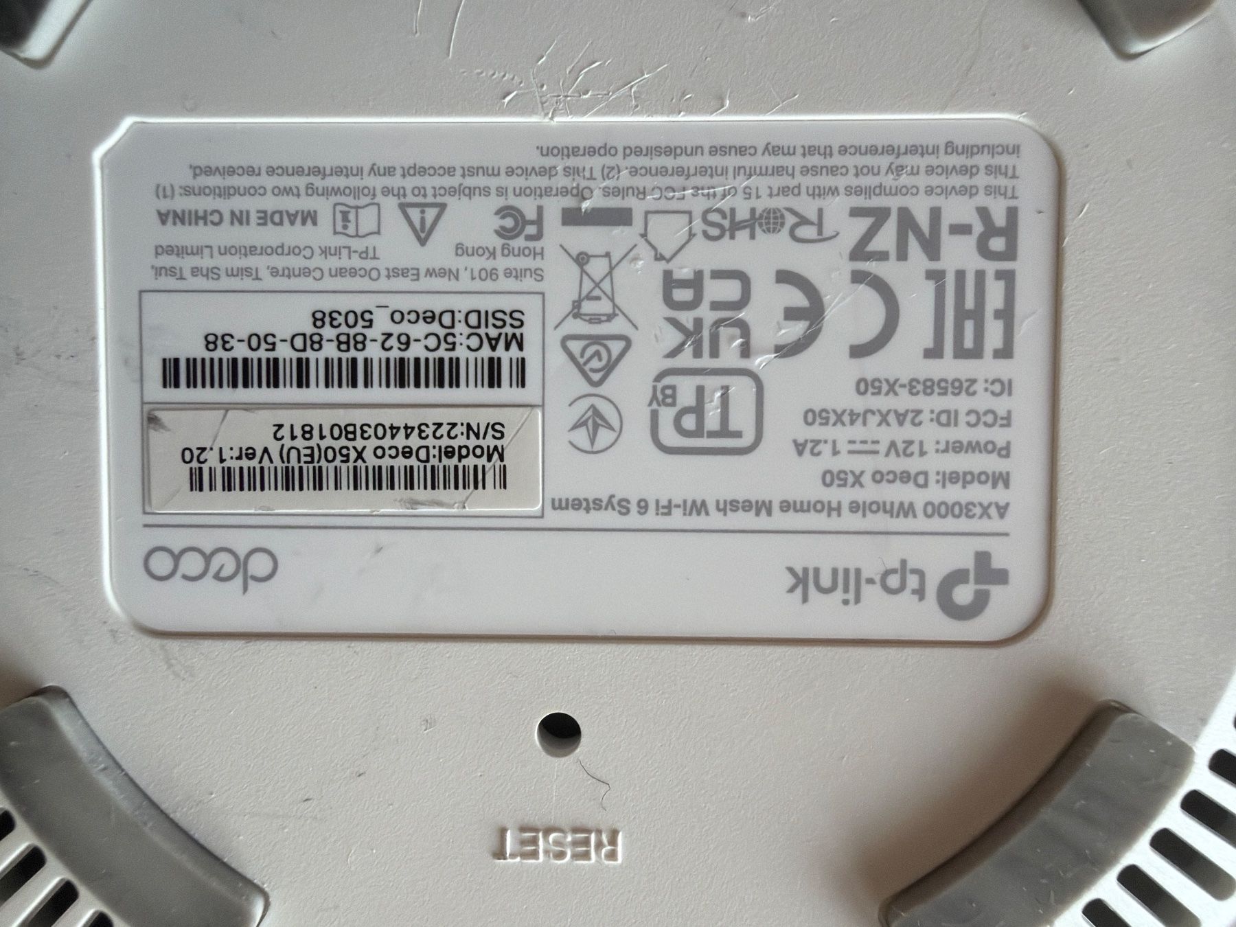 TP-Link WiFi: tp-link Deco X50 – Usato da Aarau venduto da harush 1