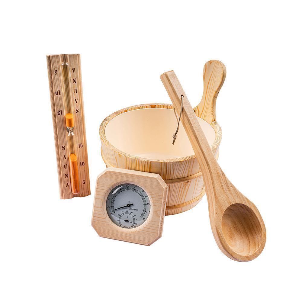 Sauna & Accessori: 5832 Saunazubehör PREMIO 5-teilig – Nuovo e nell'imballaggio originale da Wallenwil venduto da toesstal-vertrieb 2