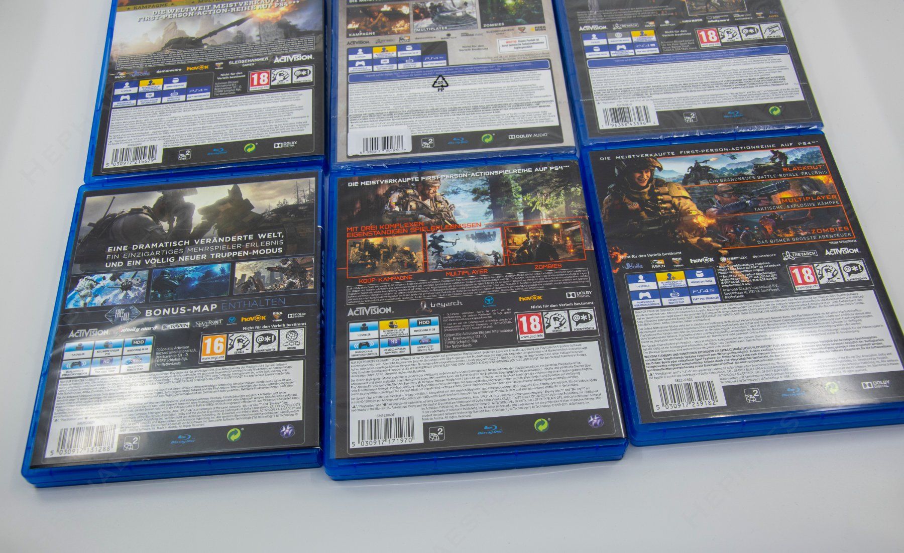 7x PS4 - Call of Duty Black Ops 6, 4, III, Cold War Bundle (Gebraucht ...