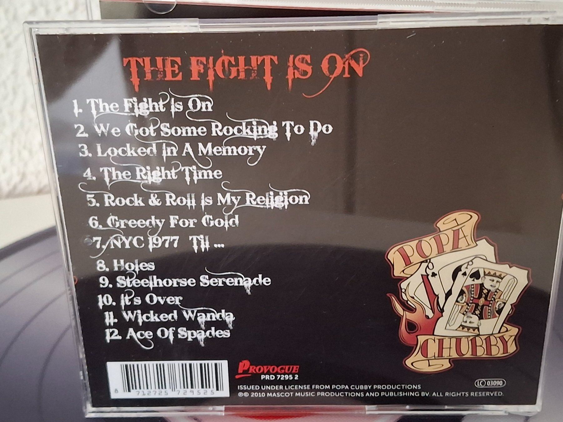 CDs: CD Popa Chubby - The Fight Is On - – D'occasion à Aarberg par Jackup1 1