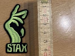 Stax Patch Sticker Aufnäher Metal Rock Band
