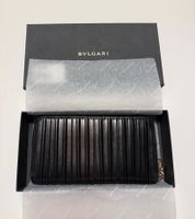 Bulgari Pleated Leather Wallet