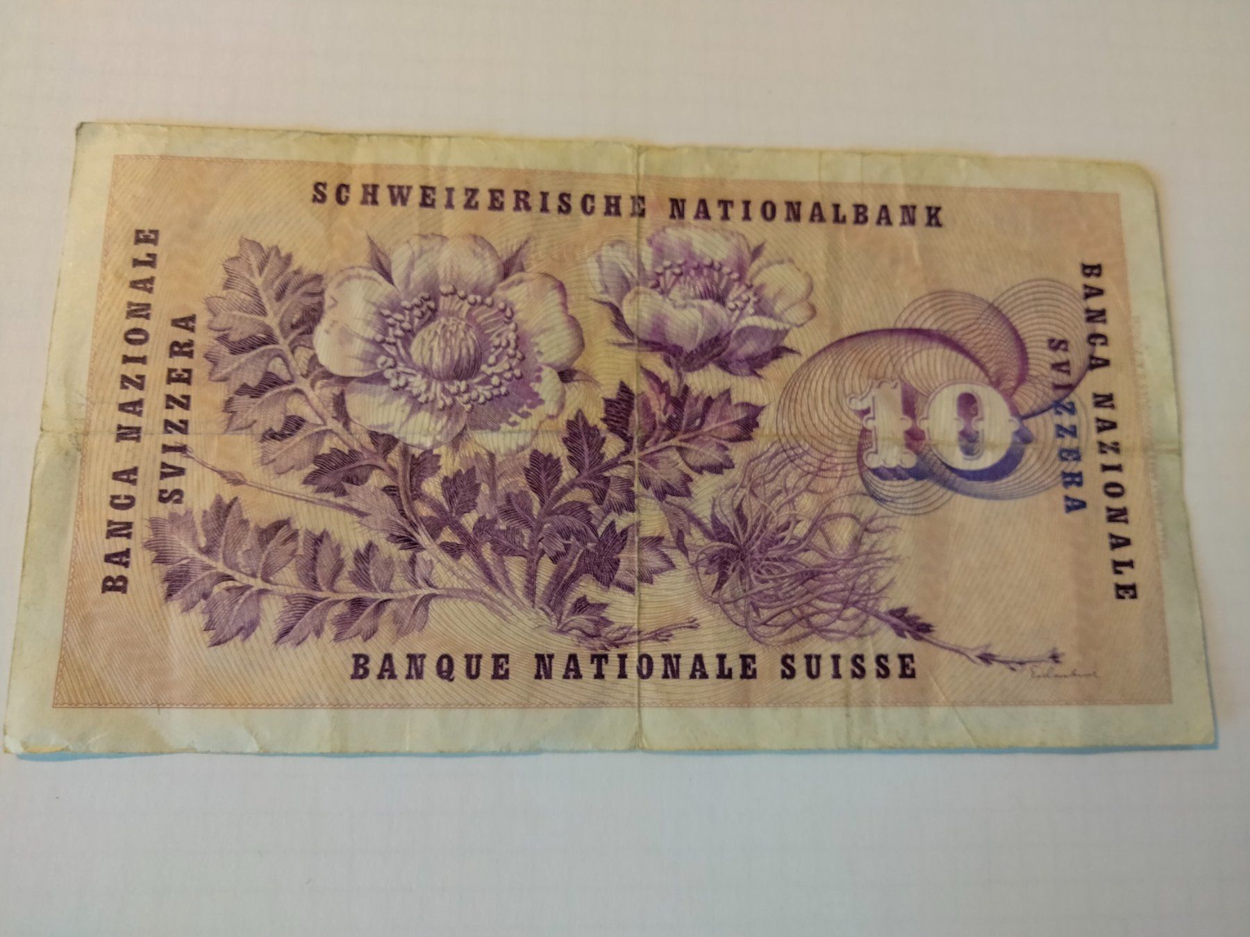 Banconote: Historische 10 Franken Note – Usato da Seengen venduto da Charlie67 3