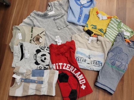 10 T-Shirt gr 80 Jungen  K31