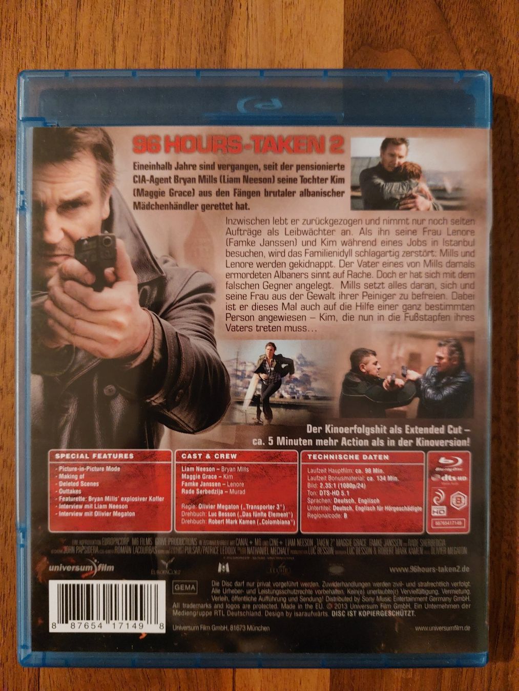 Alle DVDs: Blu Ray - 96 Hours Taken 2 Liam Neeson – Gebraucht aus Rheinfelden von FilmAuktion 1