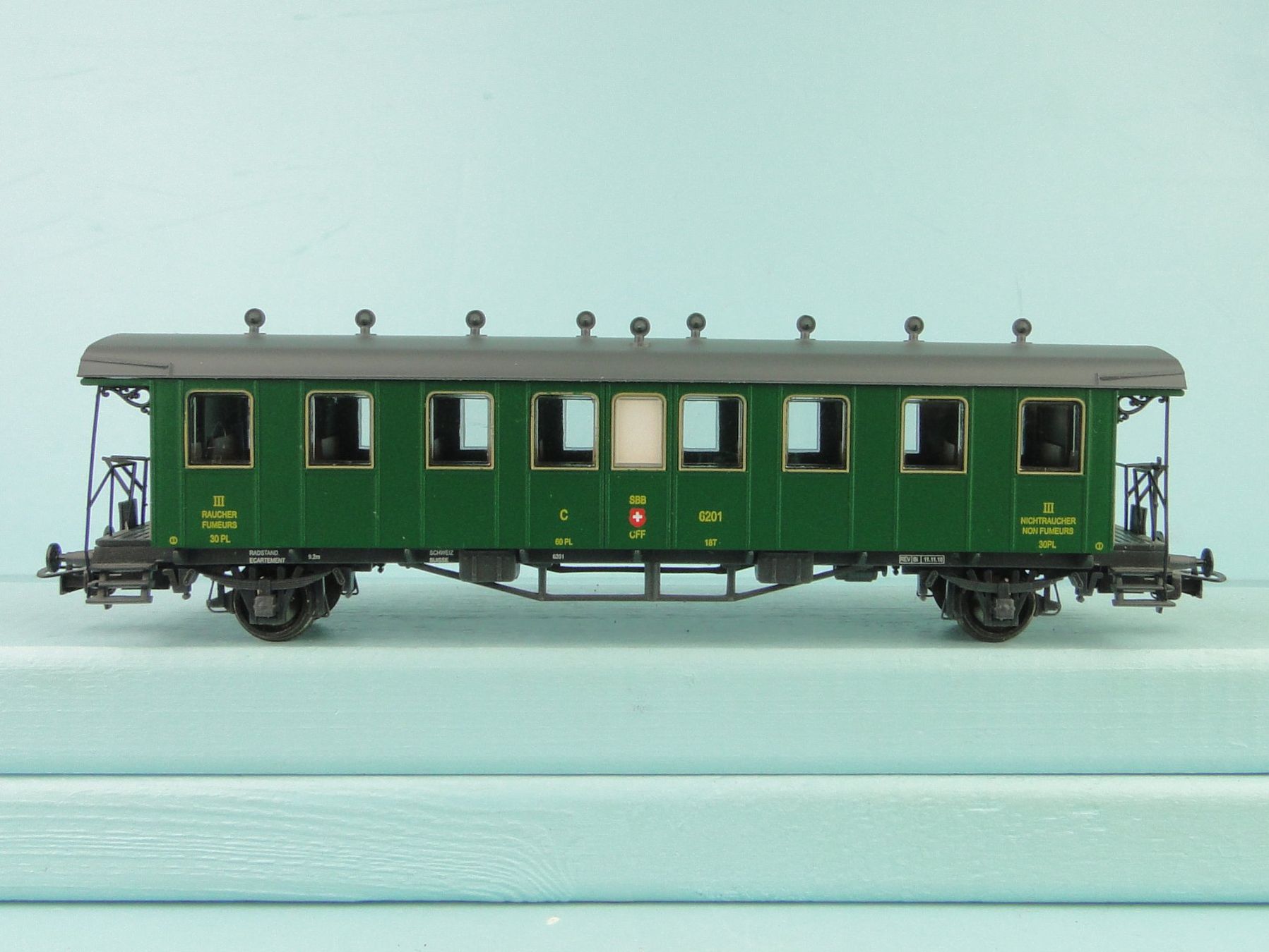 Liliput Modellini di ferrovie: Liliput 3x Plattformwagen der SBB, H0 – Usato da Bülach venduto da cann11 5