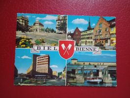 Biel Bienne mehrbildrig mit Wappen Schriftzug