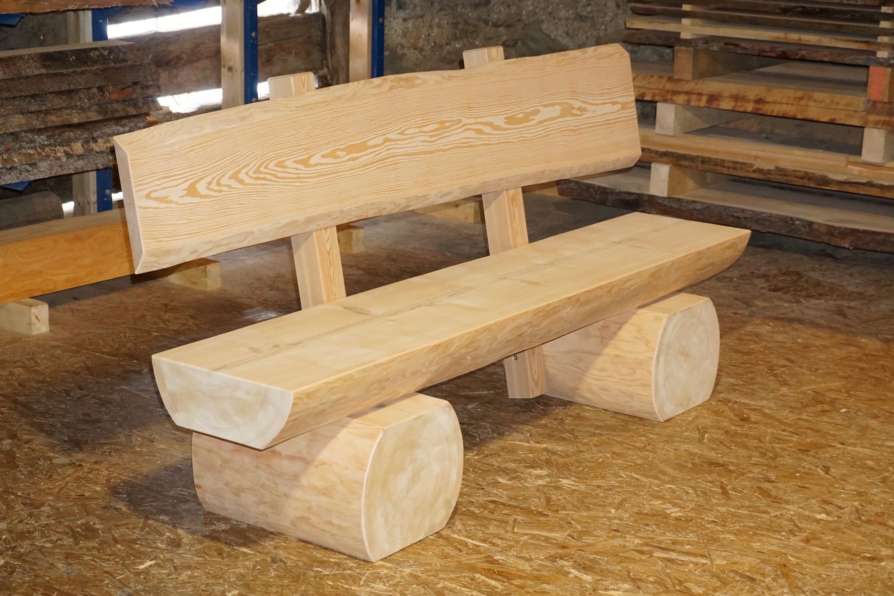 Panchine: Sitzbank Salegn aus Lärche – Nuovo e nell'imballaggio originale da Lohn GR venduto da Nilo87 1
