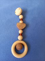 Kette Zahnhilfe Beissring mit Bernstein & Holz