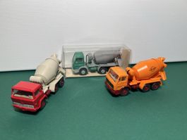 3 x Betonmischer Wiking 1/87