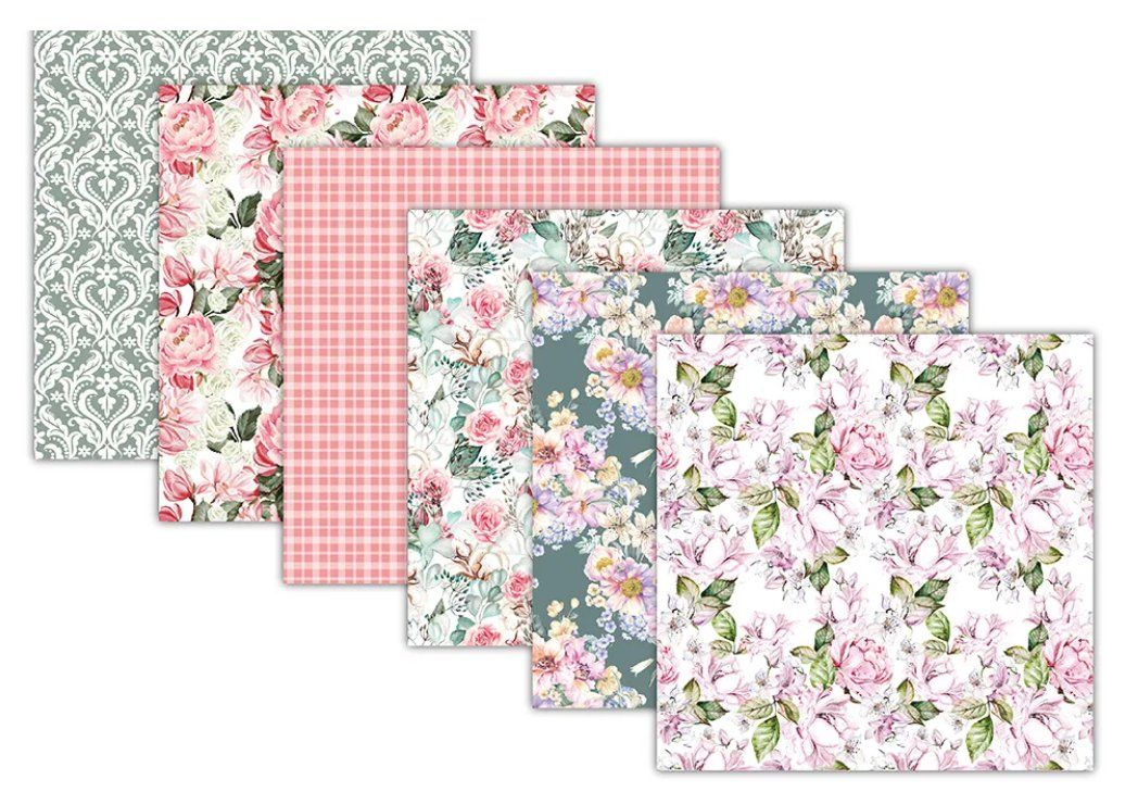 Carta: 12 Blatt Design-Papier, Bastelpapier "Spring time"  NEU – Nuovo e nell'imballaggio originale da Effretikon venduto da wenuss 4
