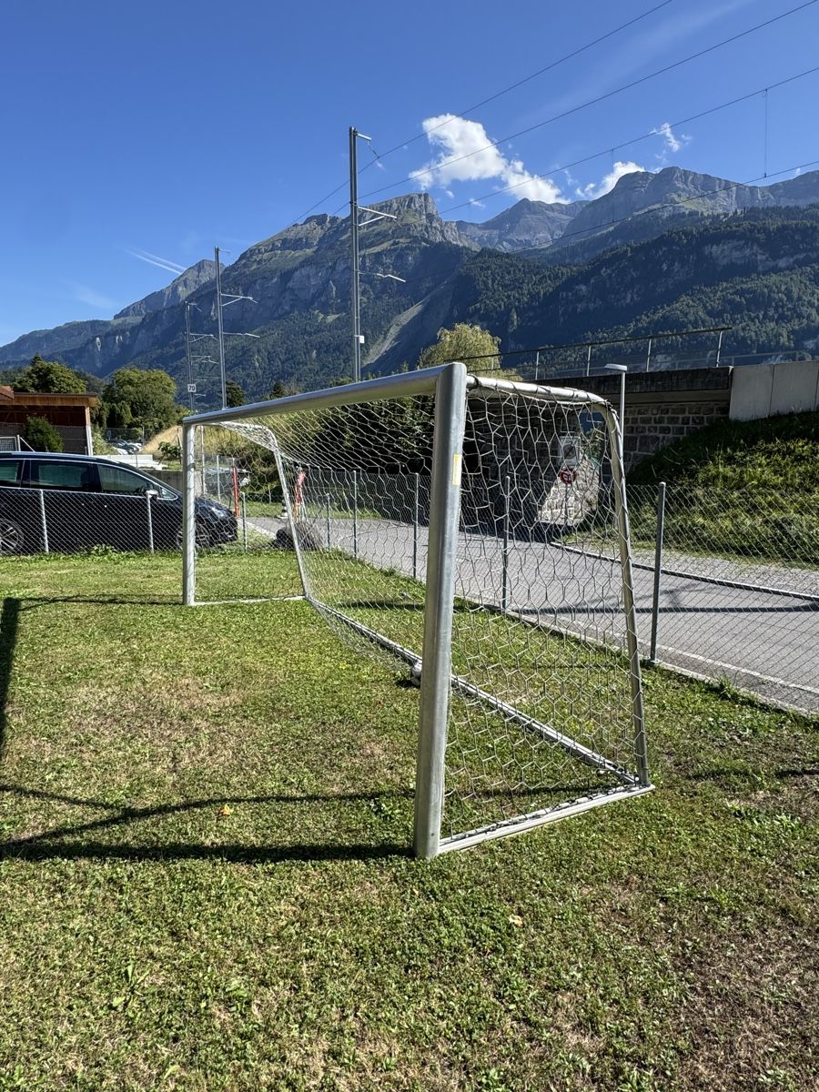 Porte da calcio e da hockey: Fussballtor Alu 5 x 2m – Usato da Brienz BE venduto da jeyjeyyyyy 1