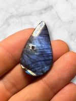 Labradorit Cabochon wunderschön in Blau, 40ct