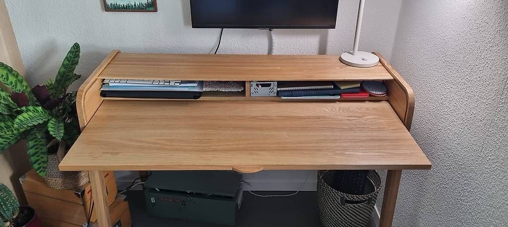 Scrivanie: Zuiver Barbier Schreibtisch in Eiche – Usato da Zürich venduto da MJH2302 1