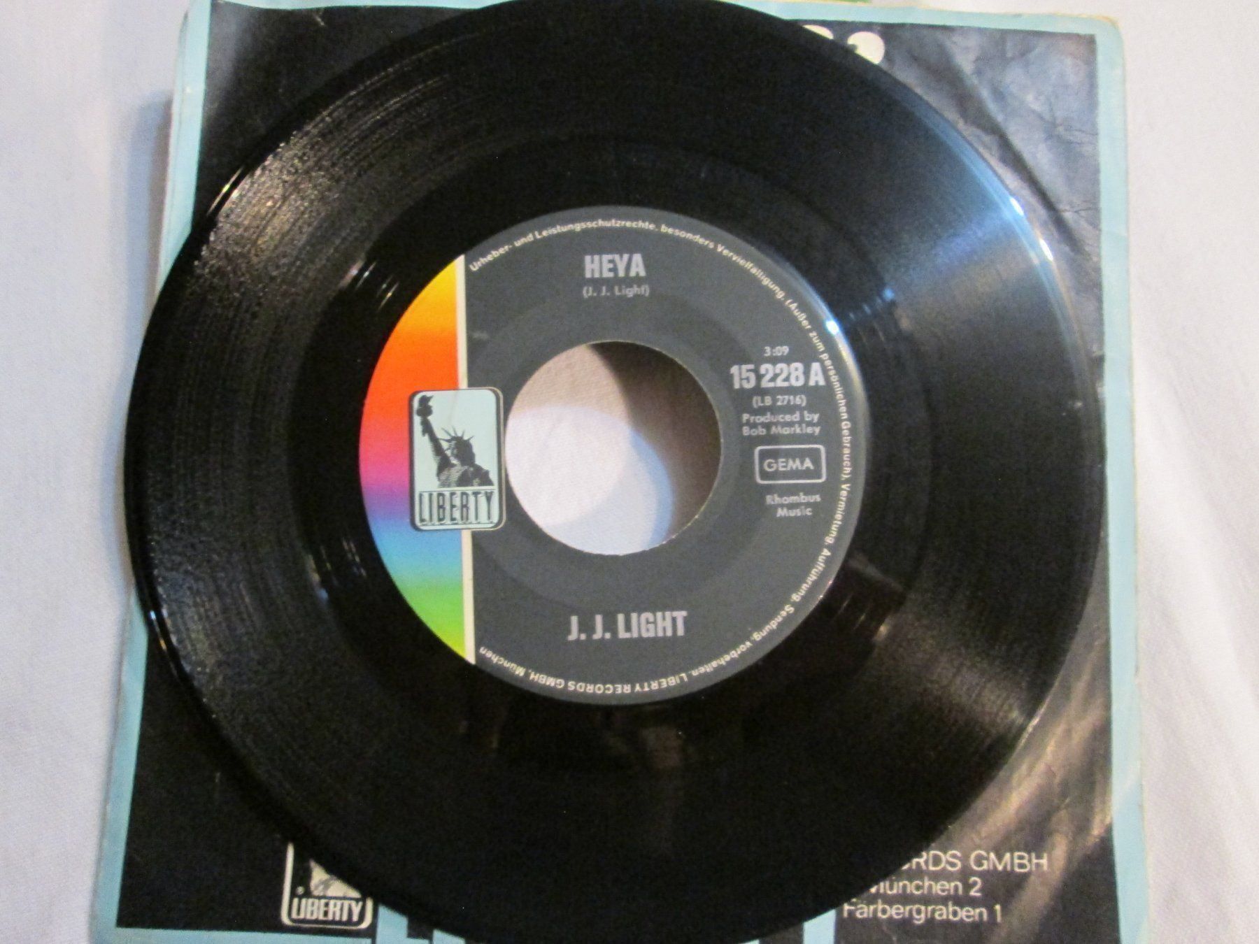 Dischi in vinile: Disque vinyle J.J. Light "On The Road Now" – Usato da La Chaux-de-Fonds venduto da Marteaux 1
