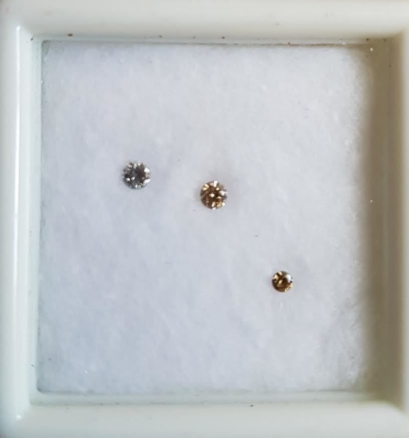 Pietre preziose: Brillanten 3stk 0.14ct – Nuovo e nell'imballaggio originale da zuerich venduto da Jewlsdesign 1