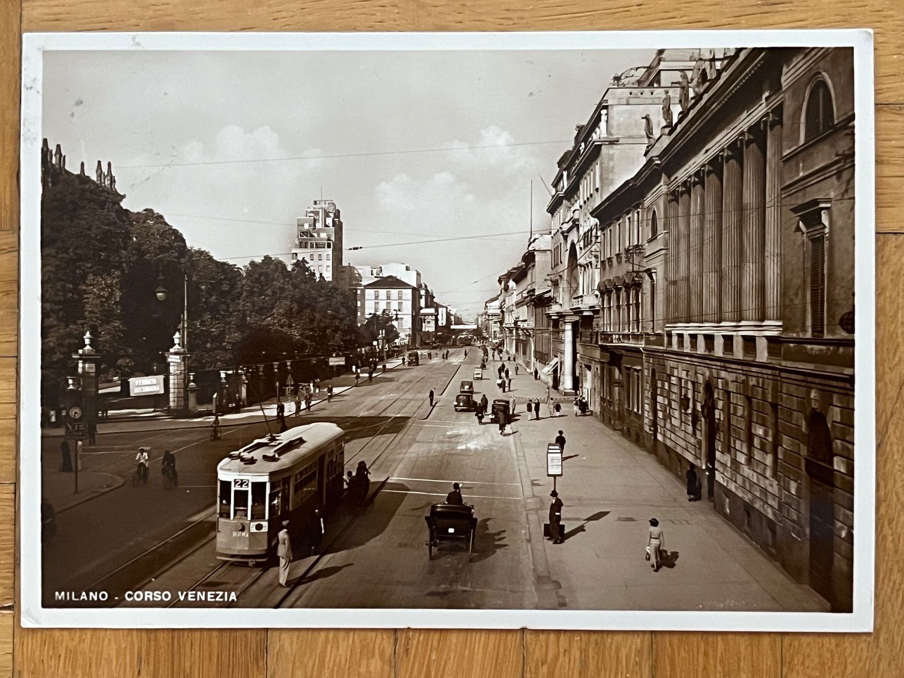 Cartoline postali: Milano 1939, Corso Venezia – Usato da Romanshorn venduto da luxcollect