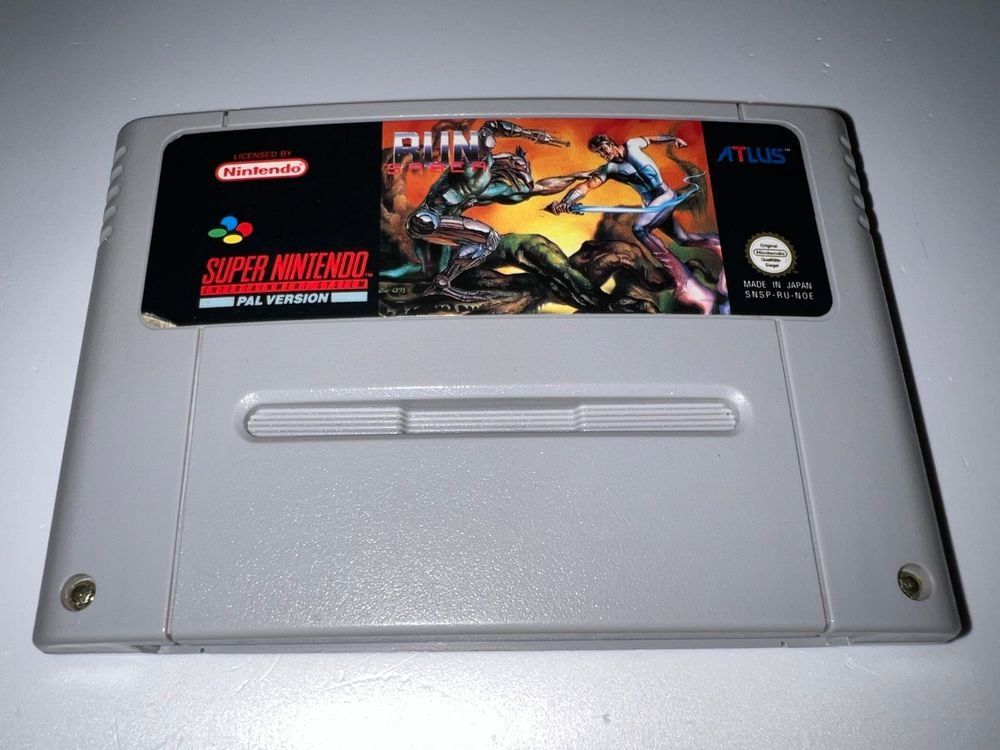 Super Nintendo (SNES) Spiel - Run Saber / RunSaber - selten (Gebraucht ...