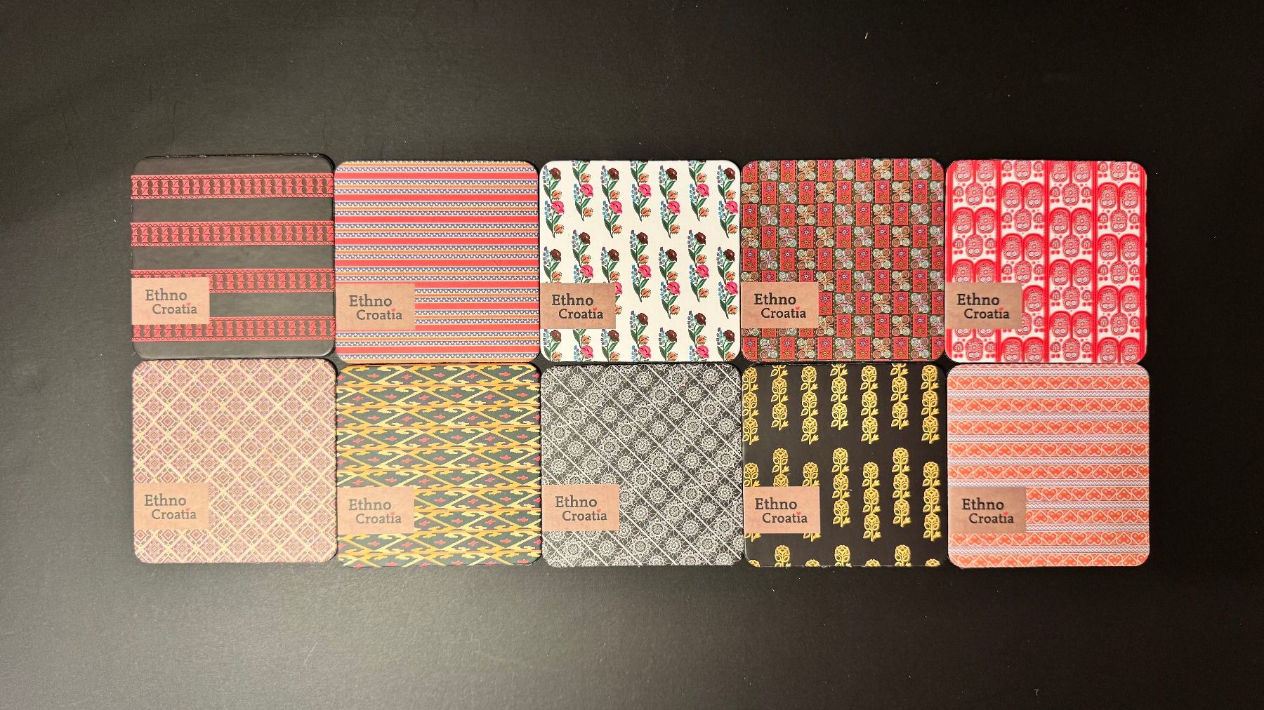 Sottobicchieri: Ethno Croatia Coasters (Bieruntersetzer) – Nuovo (secondo la descrizione) da Altdorf UR venduto da luk_2p75 1