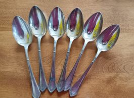 6 Löffel versilbert Kayser 90