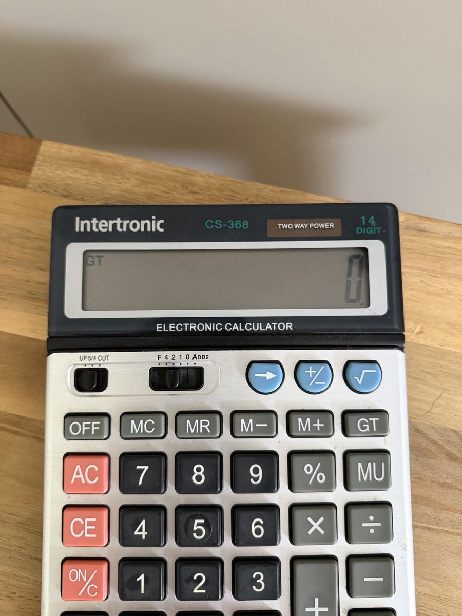 Calcolatrici tascabili: Intertronic CS-360 Taschenrechner 14 Digits – Usato da Neuhaus SG venduto da cynlo 1