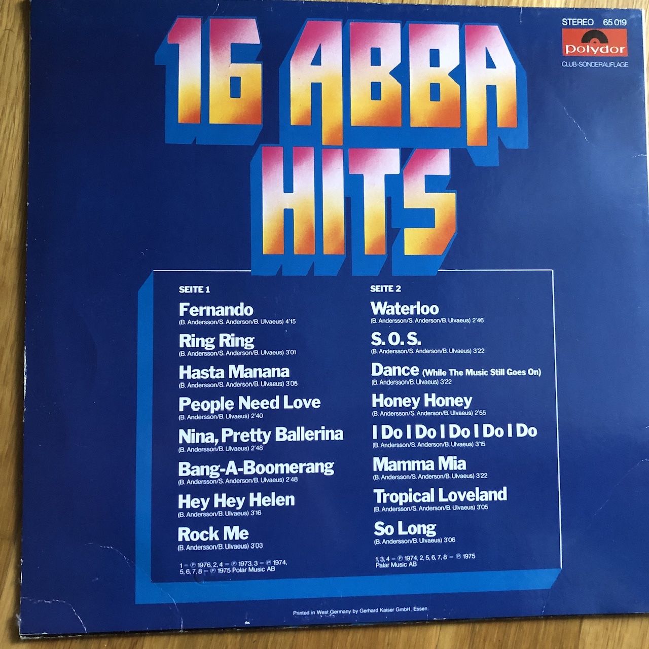 Schallplatten: ABBA LP, rar und Original Polydor – Gebraucht aus Wettingen von ABBA-Retro 1