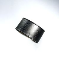Vintage 2002 Louis Vuitton monogram mat leather bracelet