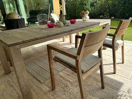 Tribù KOS Gartenmöbel Set - 4 Teile - Holz - Sommer-Deal!