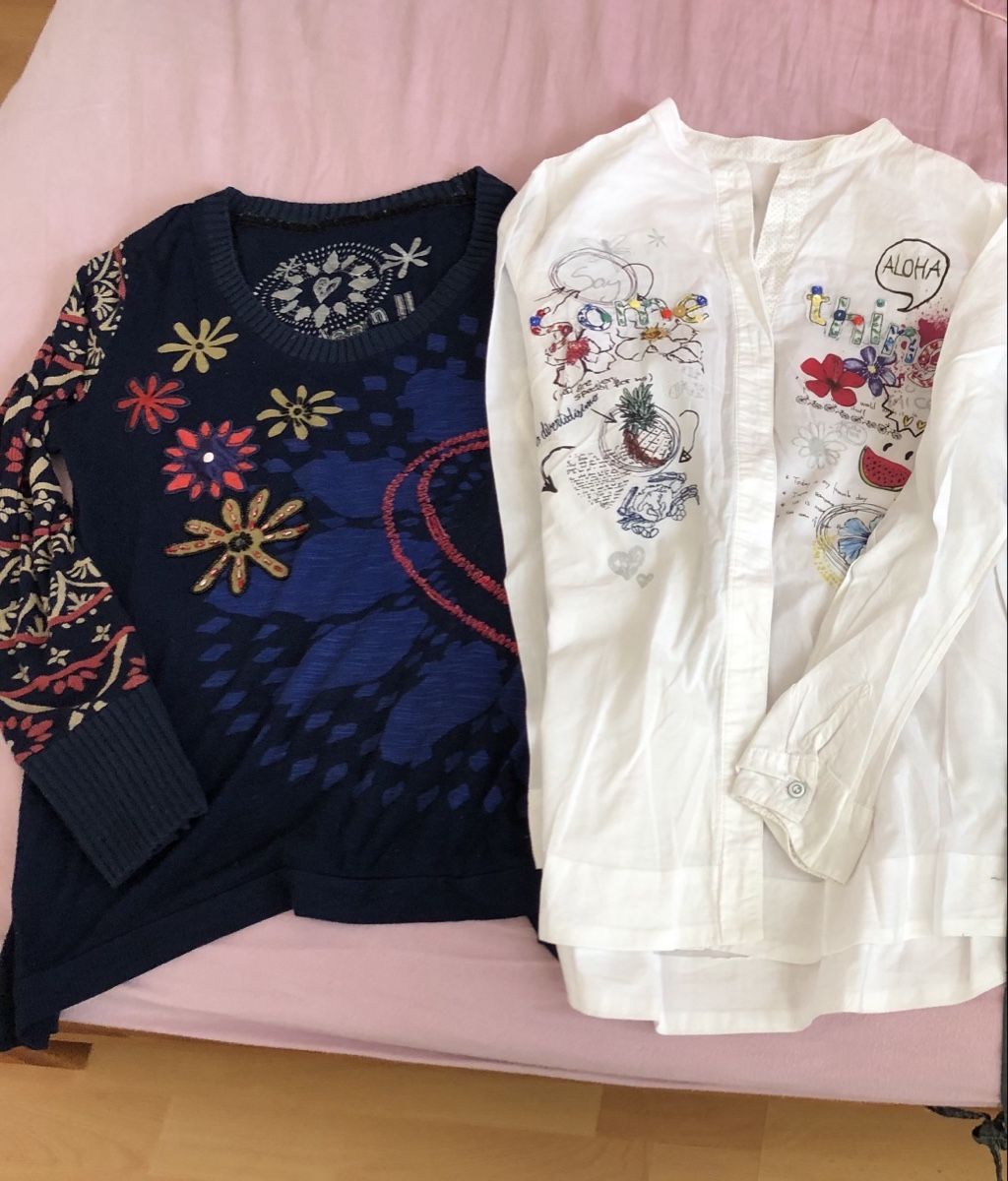Desigual Lots de vêtements: Desigual Pullover Bluse Grösse L Kleiderpaket Damenkleider – D'occasion à Frauenfeld par Babytimmy