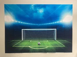 Fussballhintergrund 2.1 x 1.5 m