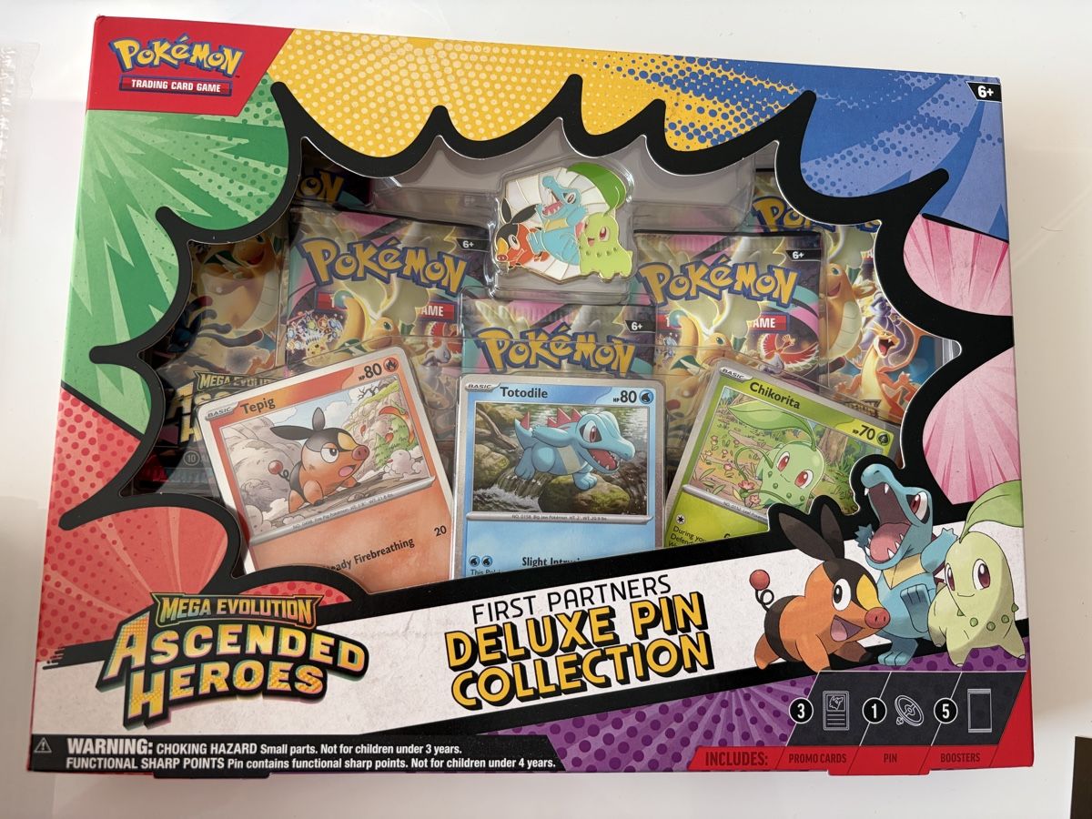 Pokemon First Partners Deluxe Pin Collection Ascended Heroes (Gebraucht ...