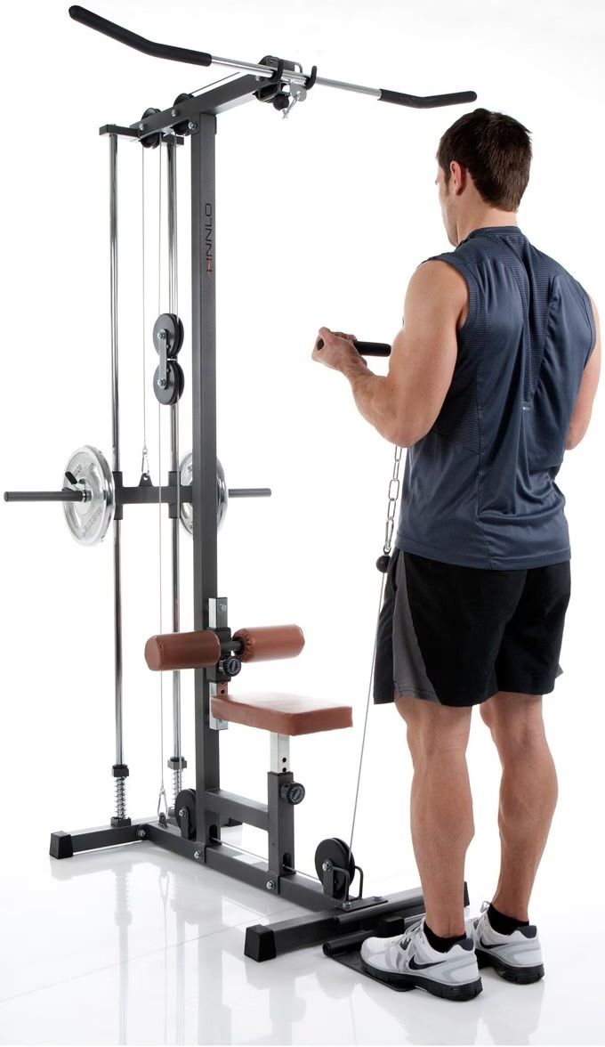 Finnlo Hometrainer: Finnlo Latzug mit Gewichte Scheiben – Usato da Rorschacherberg venduto da Denis.B 3