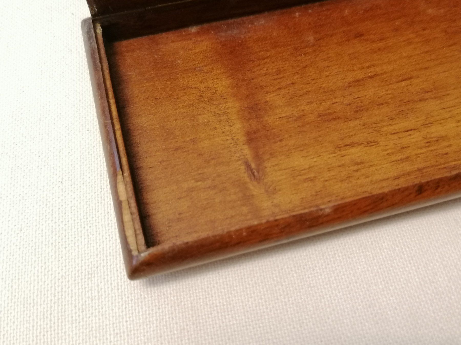 Barattoli: Antik Holz Zigarettendose - 2 - – Usato da Basel venduto da vintagecollector 1