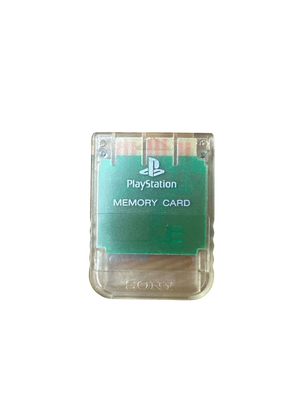 Sony Memory unit & Memory card: PlayStation 1 Memory Card Crystal Clear – Usato da Domat/Ems venduto da IsseldorsShop