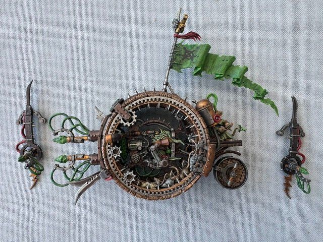 Kit di modellismo & Modellini statici: Warhammer - Tow - Skaven - Todesrad - Pro bemalt – Usato da Biberstein venduto da Lou13lou 3