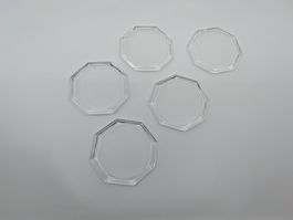 5 Glasuntersetzer