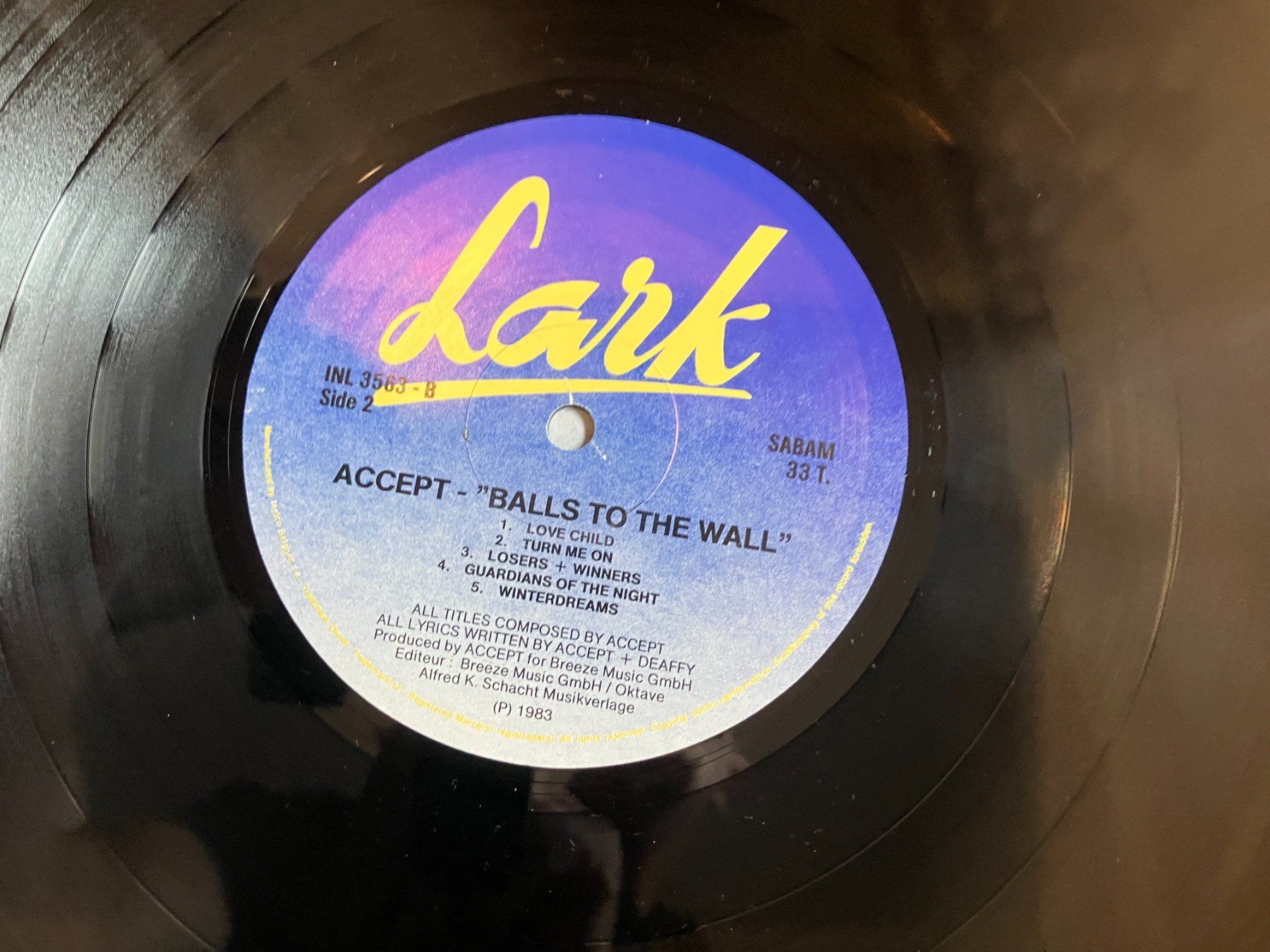 Dischi in vinile: Accept – Usato da Aarwangen venduto da Jukebox3 8