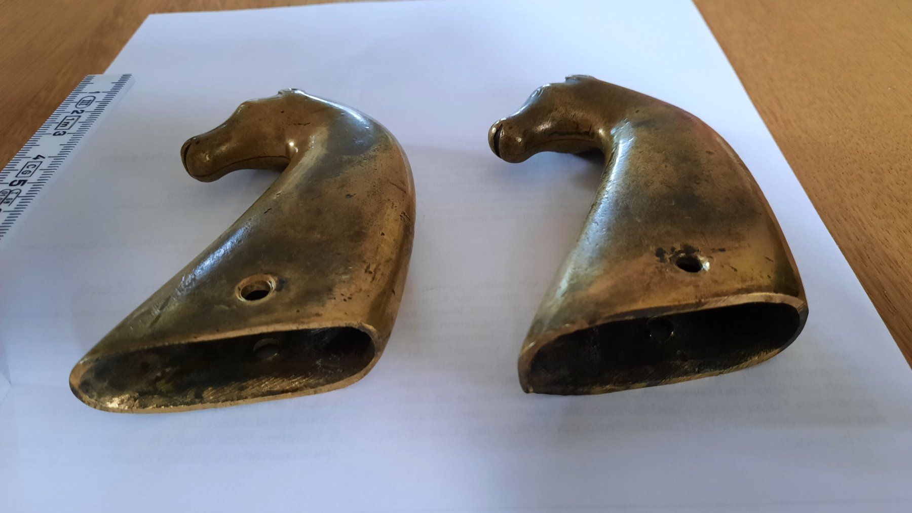 Statuette: Pferd Messing Kutsche Reiten Figur Deko – Usato da Hedingen venduto da Zwackul 3
