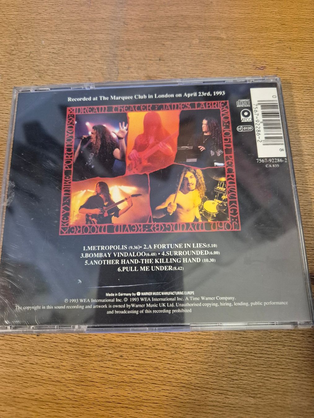 CD: Dream Theater - Live At The Marquee CD – Usato da Bern venduto da rocker77 1