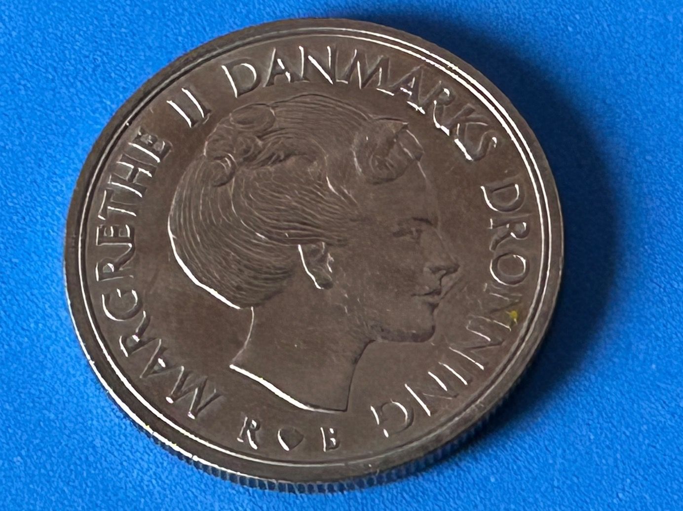 Tutti le monete: Denmark - 5 Kroner - Margrethe II 1986 – Usato da Corcelles NE venduto da AJKader 1