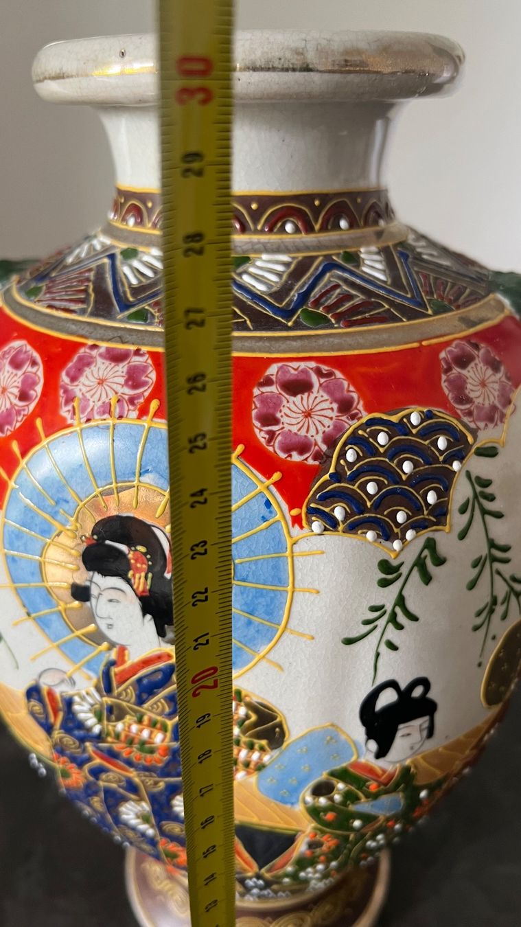Vasen & Gefässe: VASE SATSUMA JAPON 1900 30cm – Gebraucht aus Nyon von stylevintage79 6
