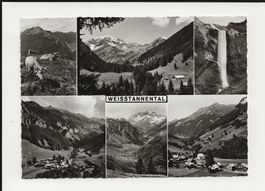 AK ca.1960 Weisstannental  SG  6 Bild Karte