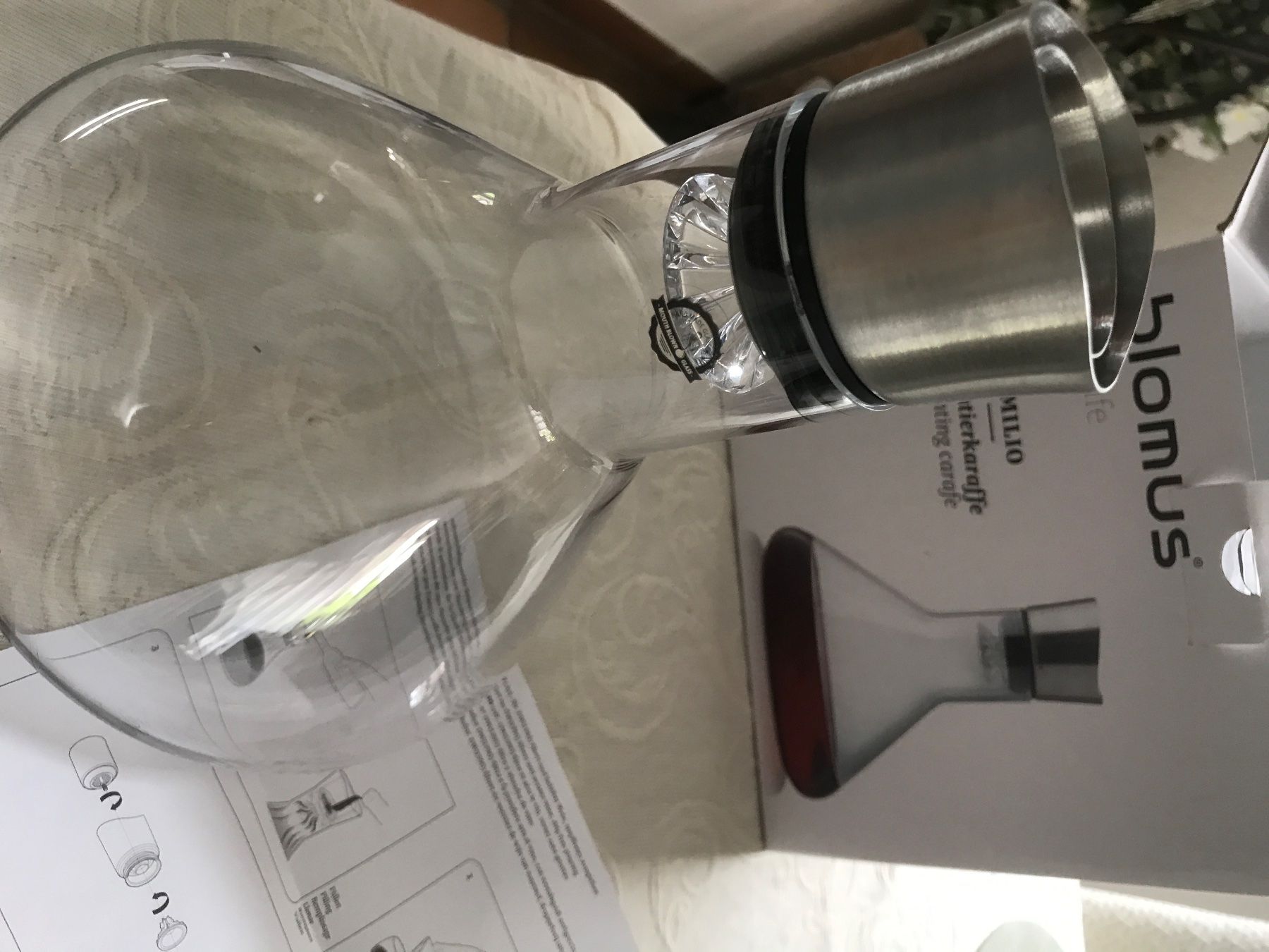 Blomus Caraffe: Blomus Karaffe Amilio Dekantierkaraffe neuwertig – Nuovo e nell'imballaggio originale da Wettingen venduto da Andres54 2