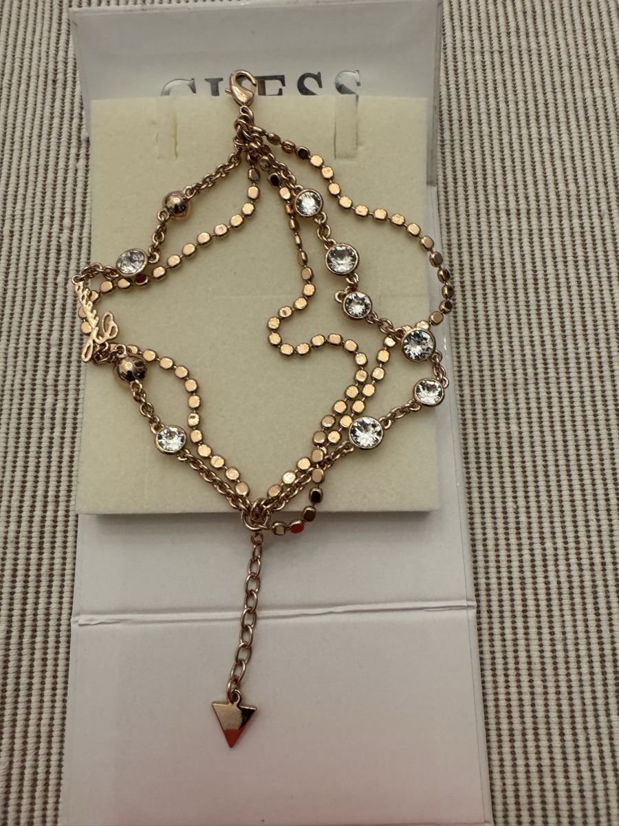 Guess Armbänder & -reifen: Guess Armkette Gold mit Strass - Neu – Neu und originalverpackt aus Hinwil von nfess 1
